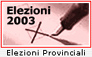 Logo Elezioni provinciali 2003
